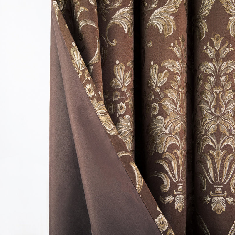 Faywood Sheer Curtain, 117 W x 137 D cm, Chocolate