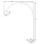 Lampe sur pied arquée 75,6 po Dillander-1714626126