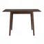 Table de salle à manger extensible de 29 à 45 po pour 4 personnes, table de cuisine pliante avec pieds en bois d'hévéa, table de salle à manger peu encombrante pour le salon, la cuisine, la salle à manger et le petit espace (table seulement)
