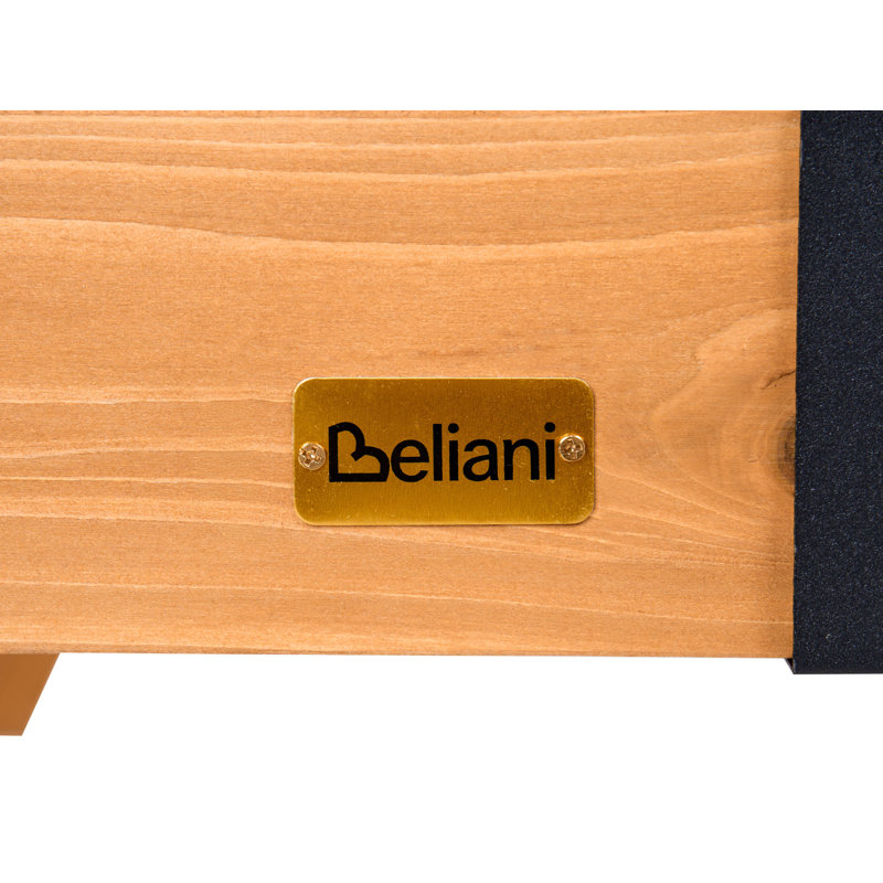 Picnic Table with Benches ROSCIGNO Fir Wood Light Brown
