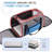 Cat Carrier For Large Cats 20 Lbs,Medium Cats Under 25 Lbs,2 Cats And Small Dogs With Unique Side Bag,Top Load Pet Carrier Soft-Sided Escape Proof With 4 Ventilated Windows
