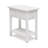 Monaco - Chairside Table - Blanc Finish