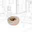 Cuddler intérieur rond en fausse fourrure Coco-175360734-175360735