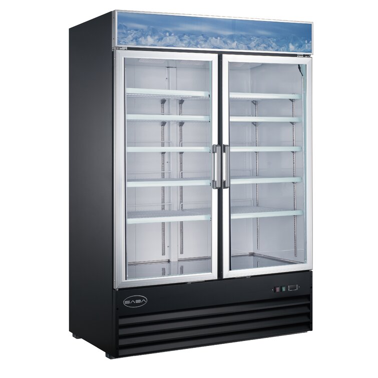 SABA 45 Cubic Feet Merchandising Refrigerator - 53.15''