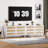 Jakoby Rattan 6 Drawer Double Dresser for Bedroom, Chest of Dressers, Modern Dresser Drawer Chest-1921566154