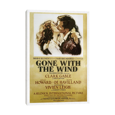 Gone With The Wind, 1939 - Print on Canvas