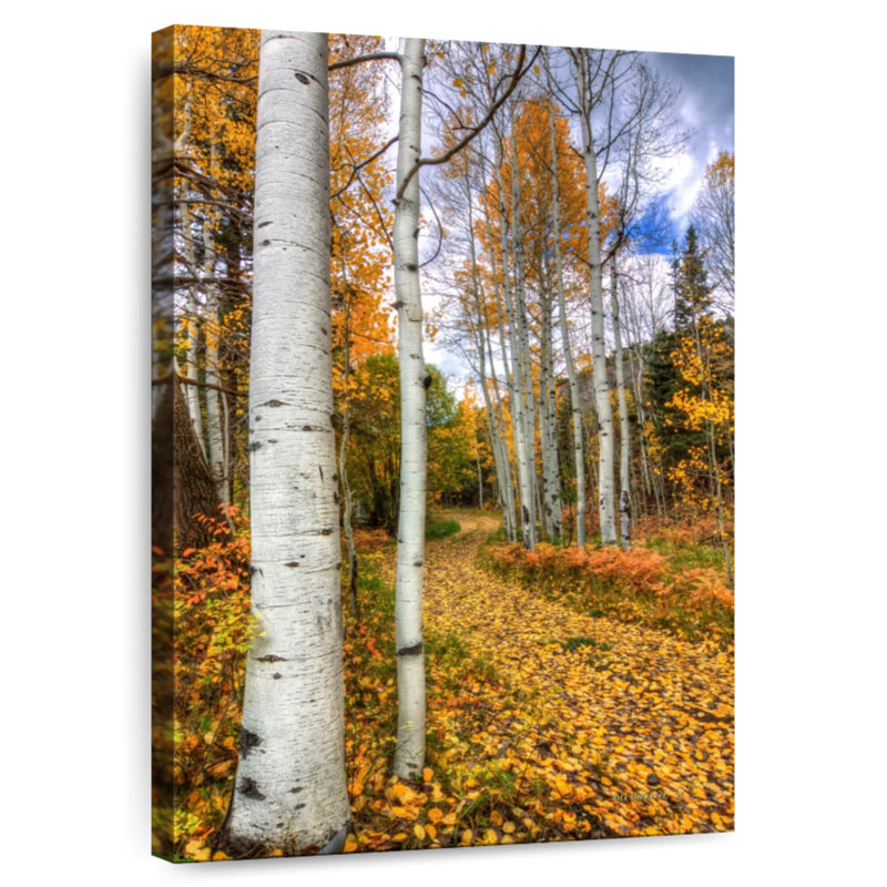 Harnek An Autumn Stroll, H 45 po x l 30 po