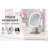 Touch Highlight Makeup Mirror with LED Light and Detachable Base, Double Power System, Touch Sensor-54878495