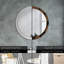 Huldar Glass Flat Wall Mirror