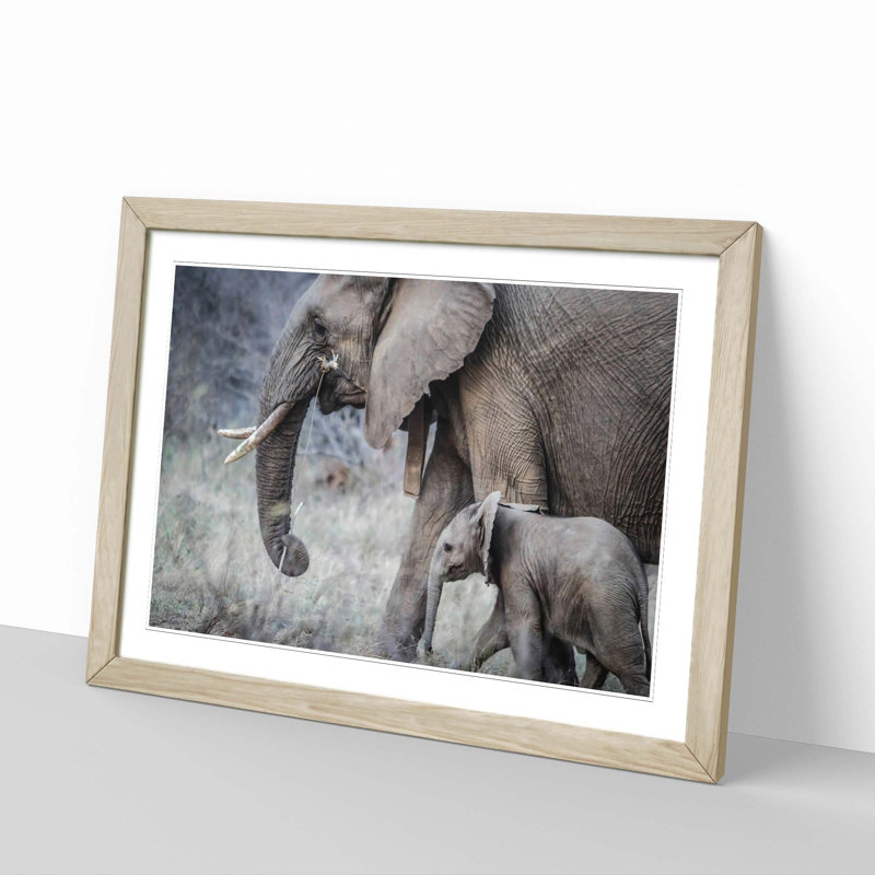 Single Picture Frame Print, Oak