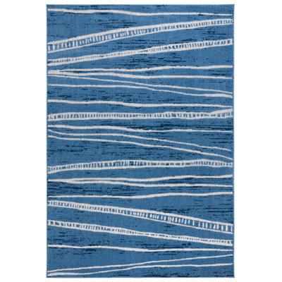 Cottage Performance Abstract Indoor/Outdoor Area Rug