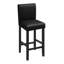 Ambriz Upholstered and Faux Leather Bar Stool with Solid Wood Frame-813900874
