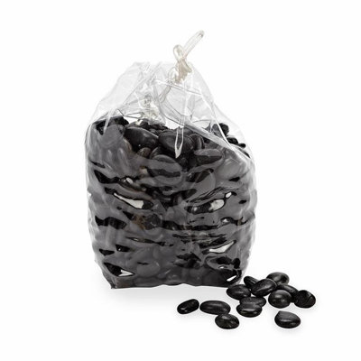 Remplisseurs de vases noirs Micro River Stones