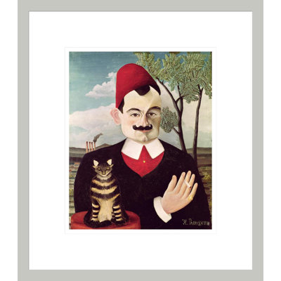 Portrait de Pierre Loti (1850-1923) par Henri Rousseau, impression giclée encadrée
