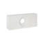 Void Console Table, White Stone