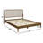 William King Solid Wood Spindle Headboard Bed Frame-1305806816