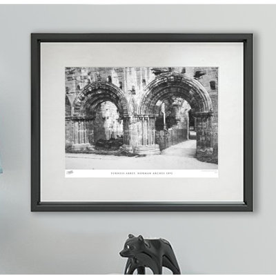 Furness Abbey, Norman Arches 1892 by Francis Frith - Single Picture Frame Print