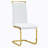 Yoanna PU Leather Upholstered Dining Chair-424881377-424881327