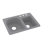 25'' L Mounting / Installation Required Double Bowl Solid Surface Kitchen Sink-38293702-38293717