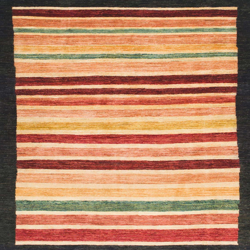 Tapis abstrait moderne 806, Carré 7 pi