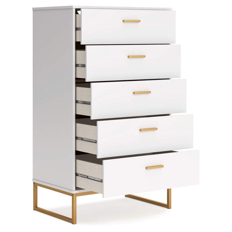 Commode Bosnjak, Blanc / doré