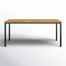 Seibold 67" Rectangular Wood Desktop Dining Table