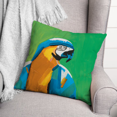 Outdoor Reversible Throw Pillow