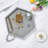 Concrete Hexagonal Display Bathroom Accessory Tray
