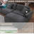 Errett Modern Fabric U-shape Sectional With 2 Ottomans-588844606