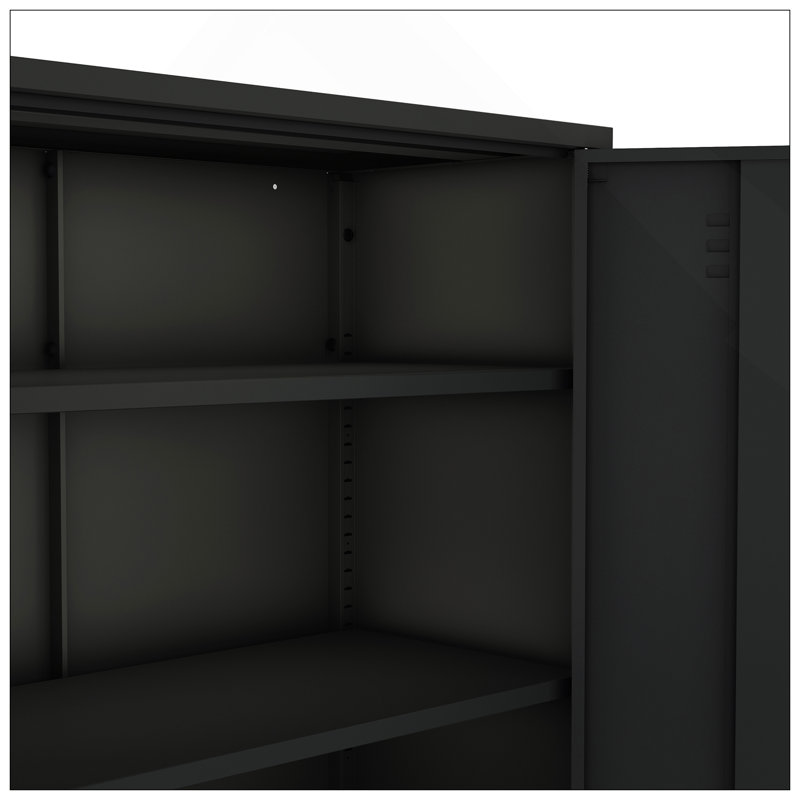 Accent Cabinet In Black, Black