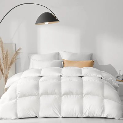 Housse de couette / édredon en duvet toutes saisons 