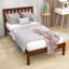 Lit plateforme simple en bois avec support à lattes Caraleigh-1816533210