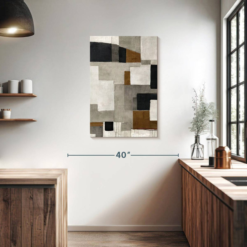 Avery Geometric Blocks I, 36" H x 24" W