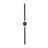 Omarie Outdoor Wall Sconce in Black