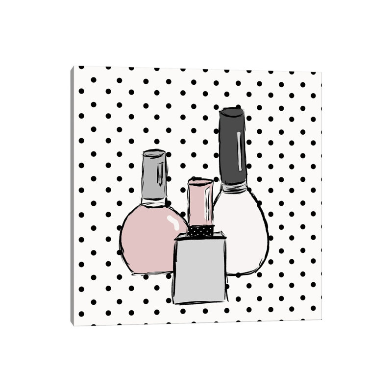 Nail Vernis Dots par - Toile tendue, H 12 po x l 12 po x P 0,75 po