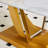 Rectangular Coffee Table with Glass Table Top