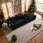 Canapé modulaire en forme de U 94,5 po à assise profonde sans assemblage, nuage confortable pour le salon-1863393624-1863393636