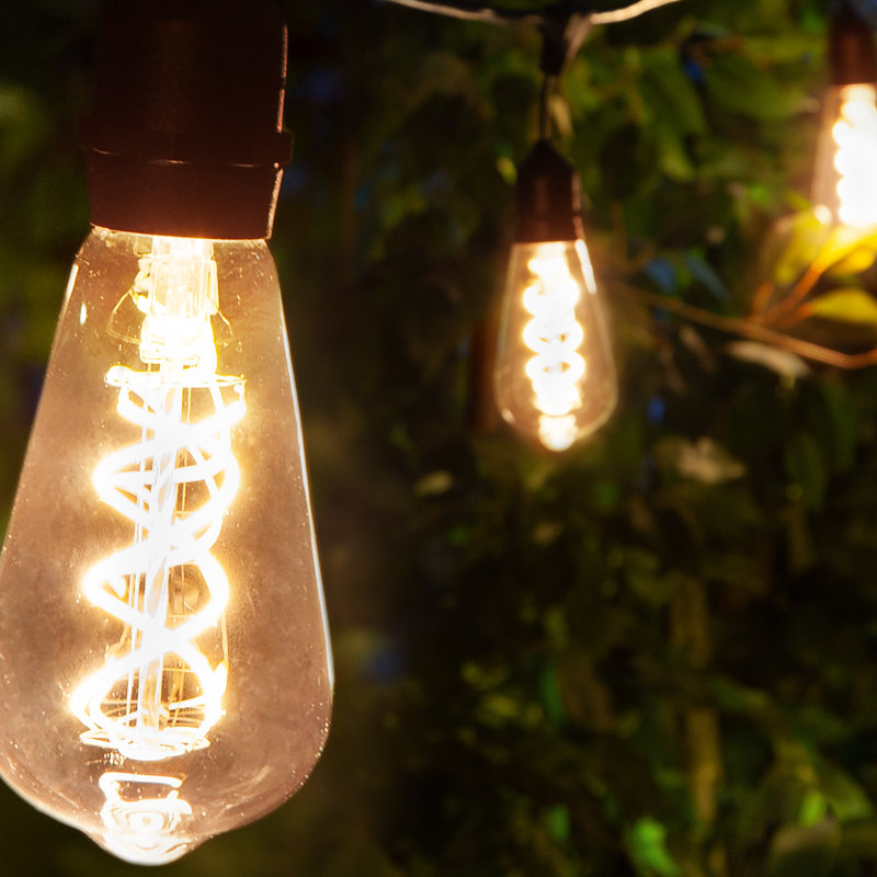 Bottesford Indoor / Outdoor 10 - Bulb 30 in. Plug-in LED Standard String Light
