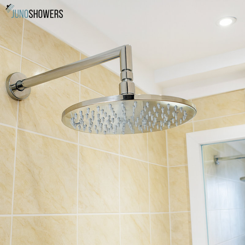 18 Inch Chrome Rain Shower System with Thermostatic Valve and Handheld Spray
