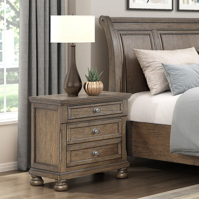 Table de chevet transitionnelle 1pc