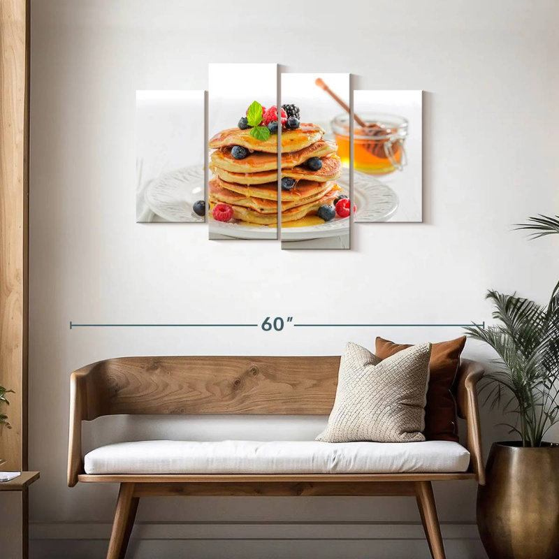 Crêpes au miel et aux baies Yarlin, H 27 po x l 43 po