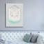 «Aqua Bohemian Macrame» par House Fenway, estampe numérique sur toile-736982840