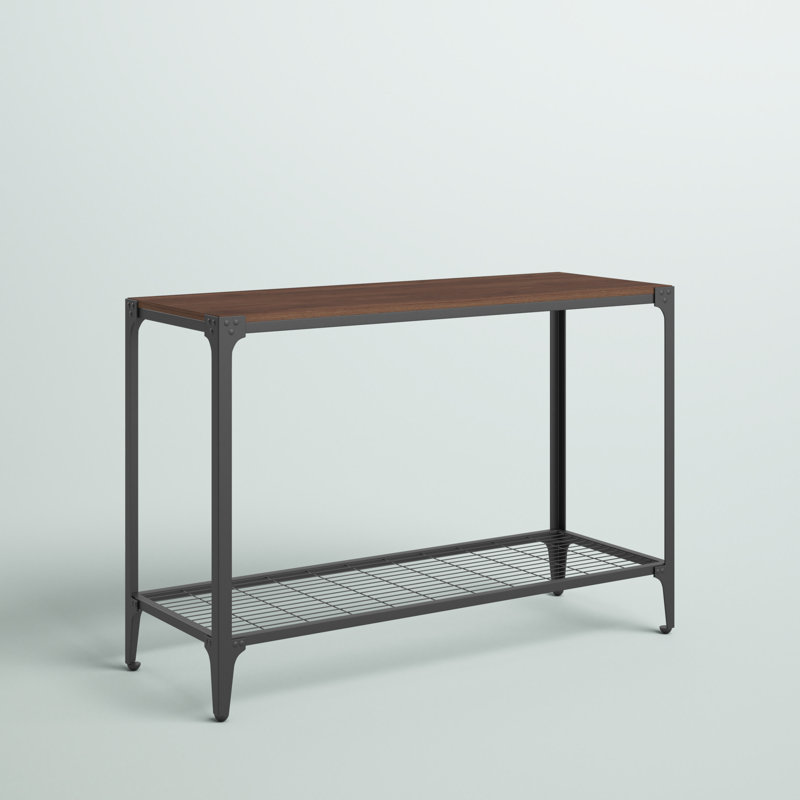 Merideth 44'' Console Table, Dark Walnut