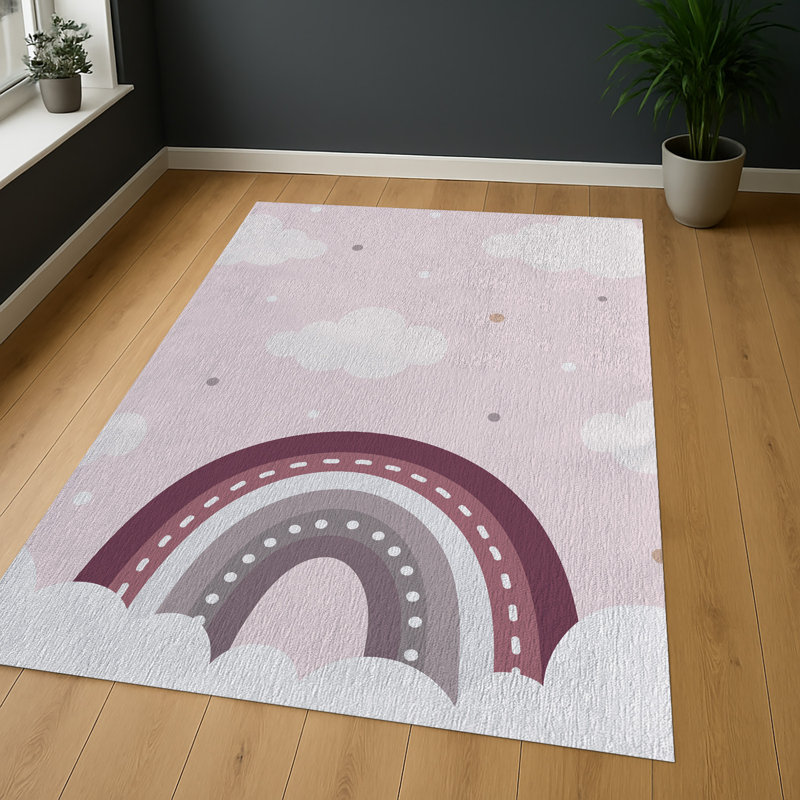 Geometric Shapes Area Rug, Runner 70 x 140 cm