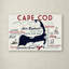 Kadey «Map 1», art textuel sur toile-21645368