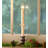 Unscented Flameless Taper Candle with Metal Holder-92617459-111135026