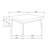 Square Wood Coffee Table (Only Including Table)