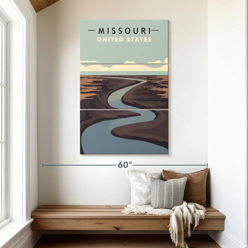 Alvord, Missouri River, affiche, H 50 po x l 32 po
