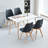 Reese Solid Wood Base Dining Table
