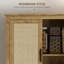 Armoire de cuisine avec abri réglable